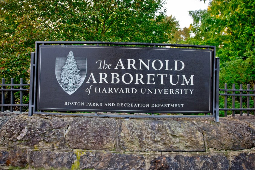 The Arnold Arboretum of Harvard University Sign